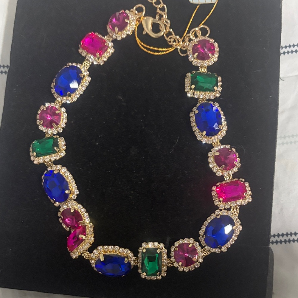 Elegant Multicolor Gemstone Necklace